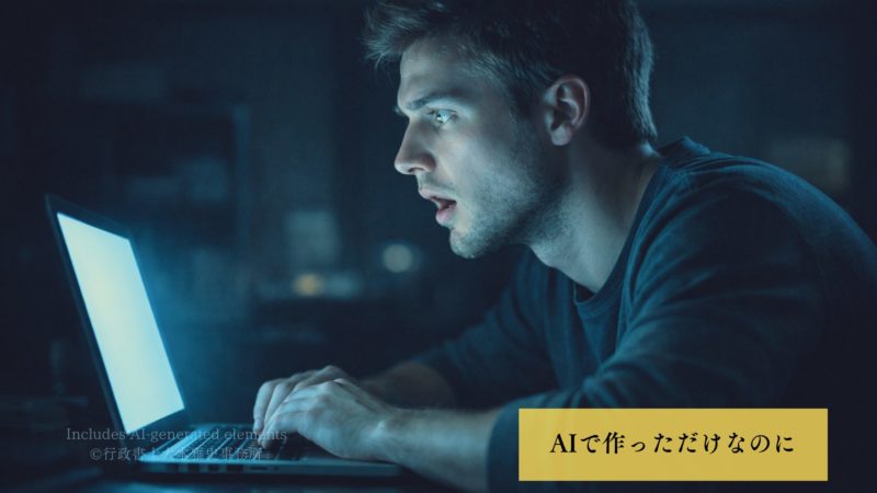 AIで作っただけなのに